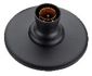 Modular Batten Holder ECO Round Matt Black (5x5)